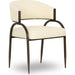 Tatum Performance Vegan Leather Dining Chair by TOV Furniture. Made from pu leather, plywood, stainless steel in a transitional style.
