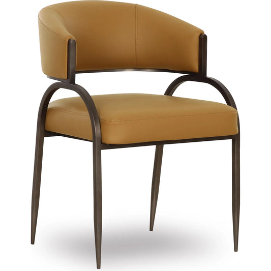 Tatum Performance Vegan Leather Dining Chair by TOV Furniture. Made from pu leather, plywood, stainless steel in a unique style.