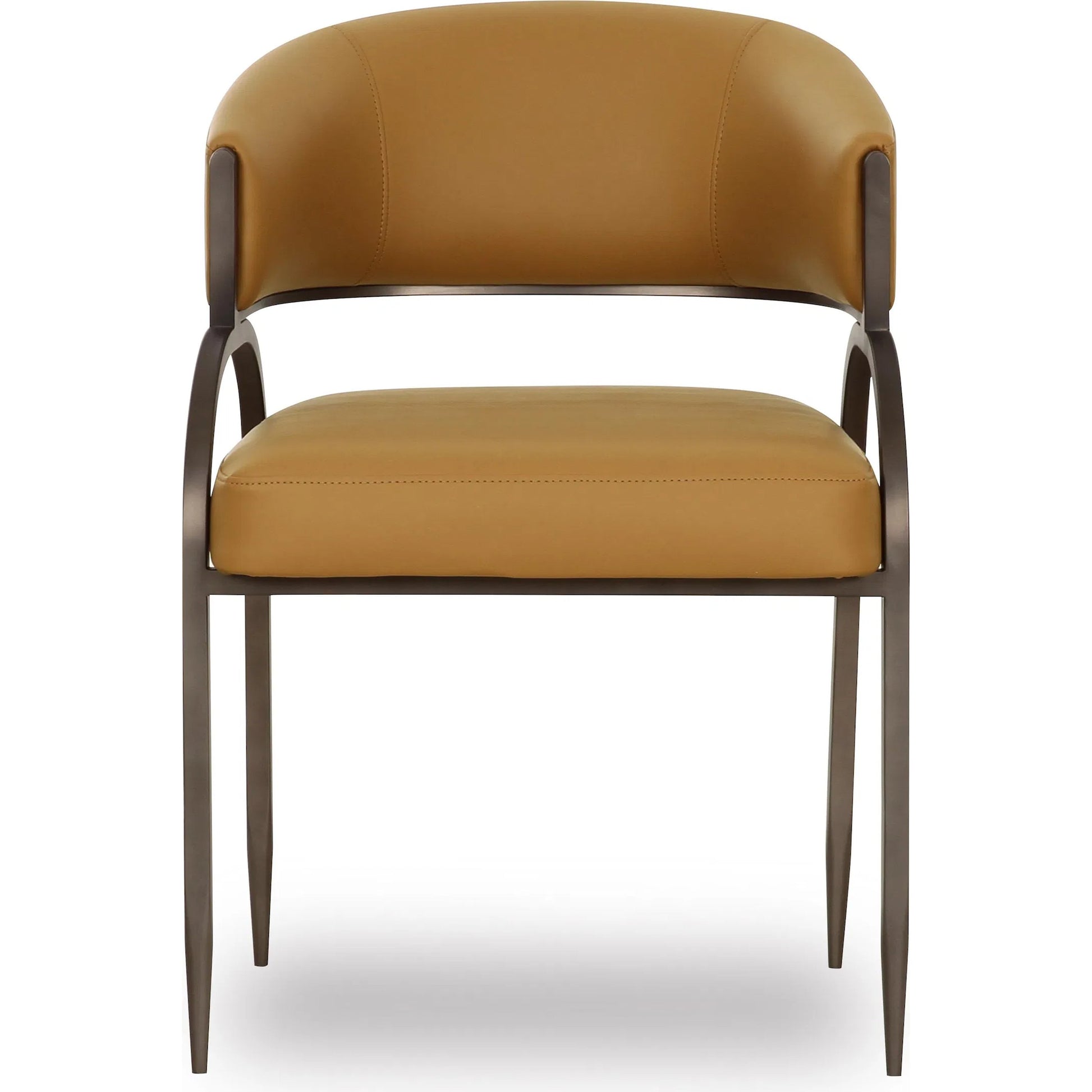 Tatum Performance Vegan Leather Dining Chair by TOV Furniture. Made from pu leather, plywood, stainless steel in a transitional style.
