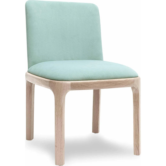 Rebecca Performance Velvet Dining Chair by TOV Furniture. Made from plywood, velvet, wood in a unique style.