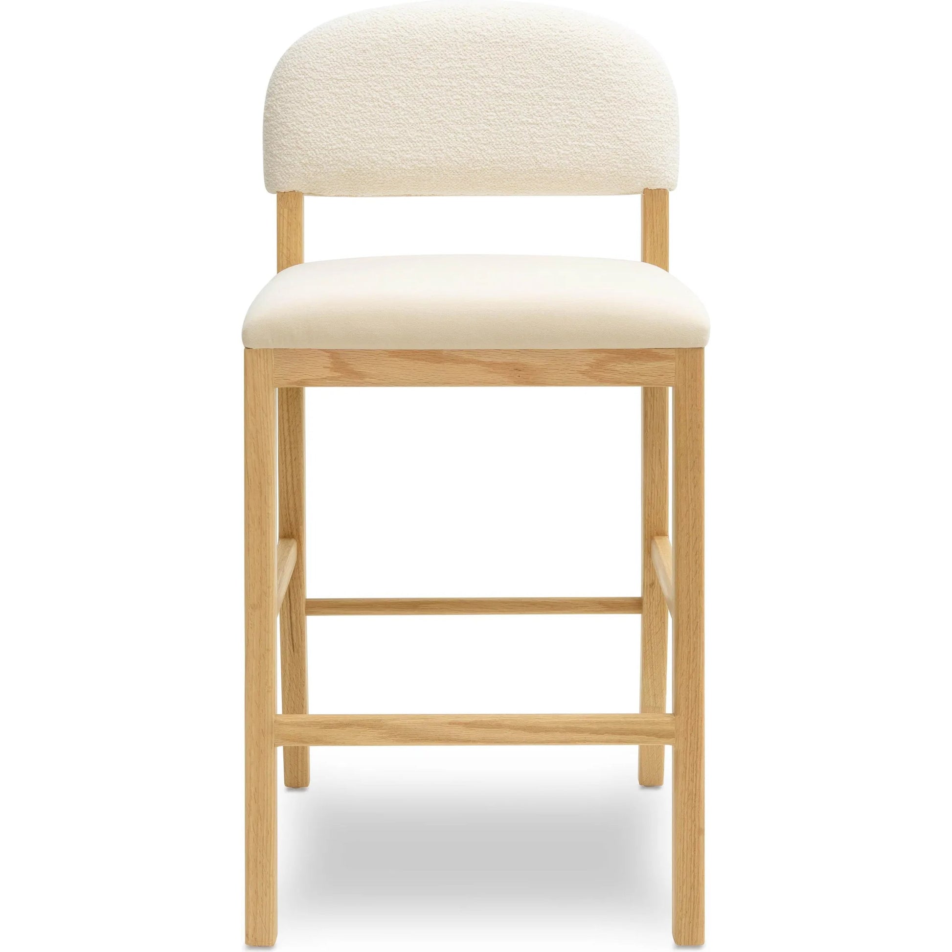 Calla Performance Velvet Counter Stool by TOV Furniture. Made from velvet, wood in a transitional style.
