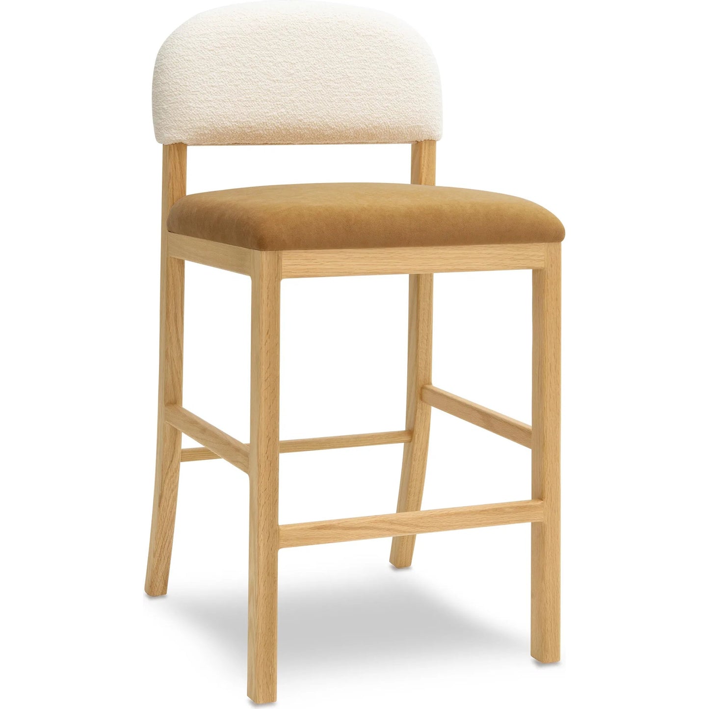 007 SI-2320841 | Primary Silo | Calla Performance Velvet Counter Stool by TOV Furniture. Made from velvet, wood in a transitional style.