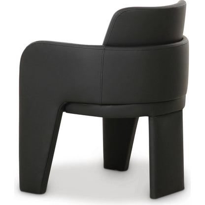 Leo Performance Vegan Leather Dining Chair by TOV Furniture. Made from plywood, vegan leather in a transitional style.