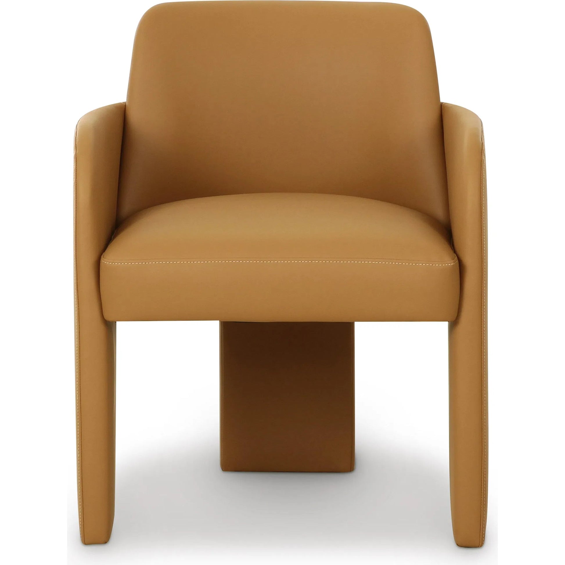 Leo Performance Vegan Leather Dining Chair by TOV Furniture. Made from plywood, vegan leather in a transitional style.