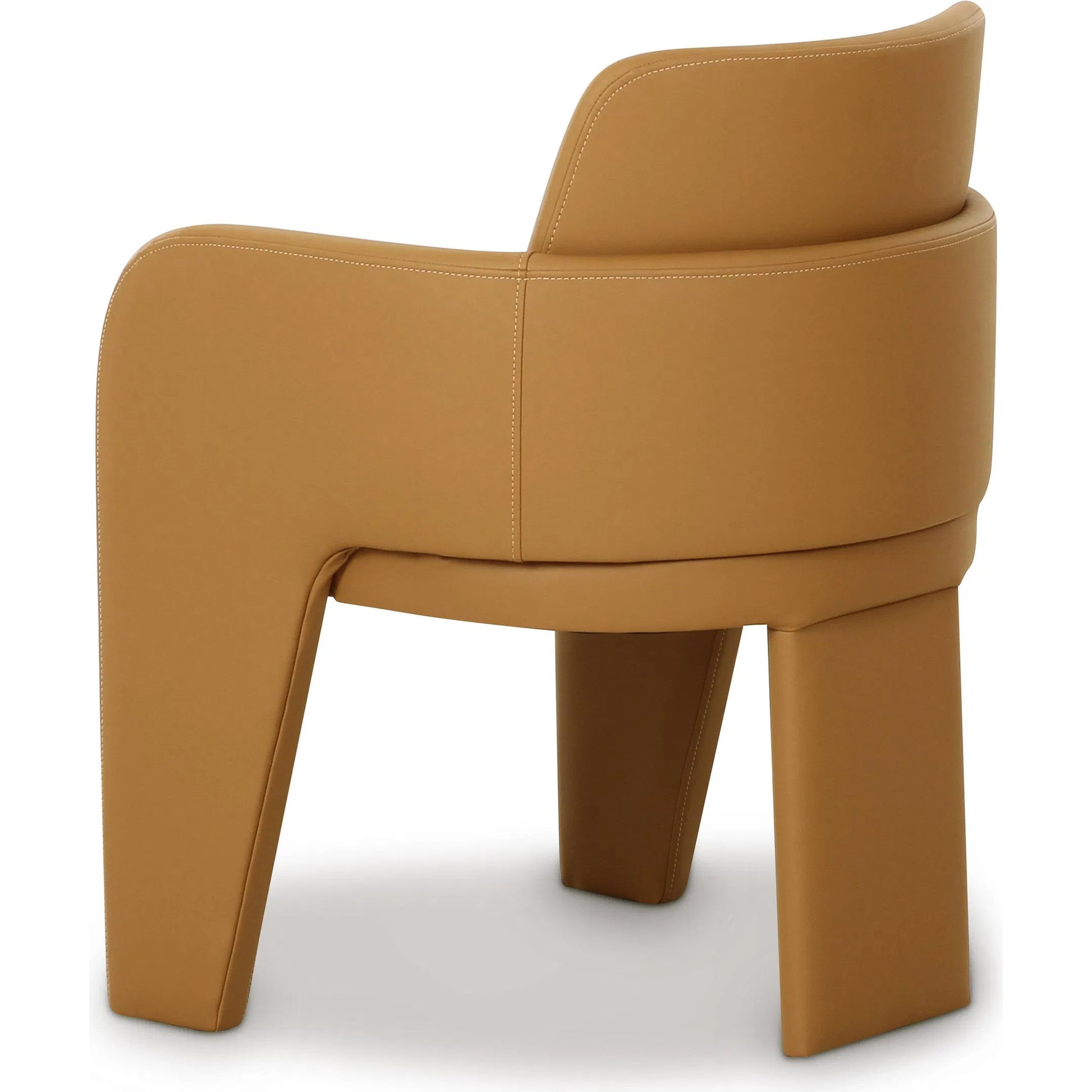 Leo Performance Vegan Leather Dining Chair by TOV Furniture. Made from plywood, vegan leather in a transitional style.