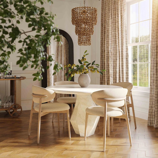 Zinea Performance Textured Velvet Dining Chair by TOV Furniture. Made from velvet, wood in a unique style.