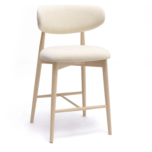 Zinea Performance Textured Velvet Counter Stool by TOV Furniture. Made from velvet, wood in a unique style.