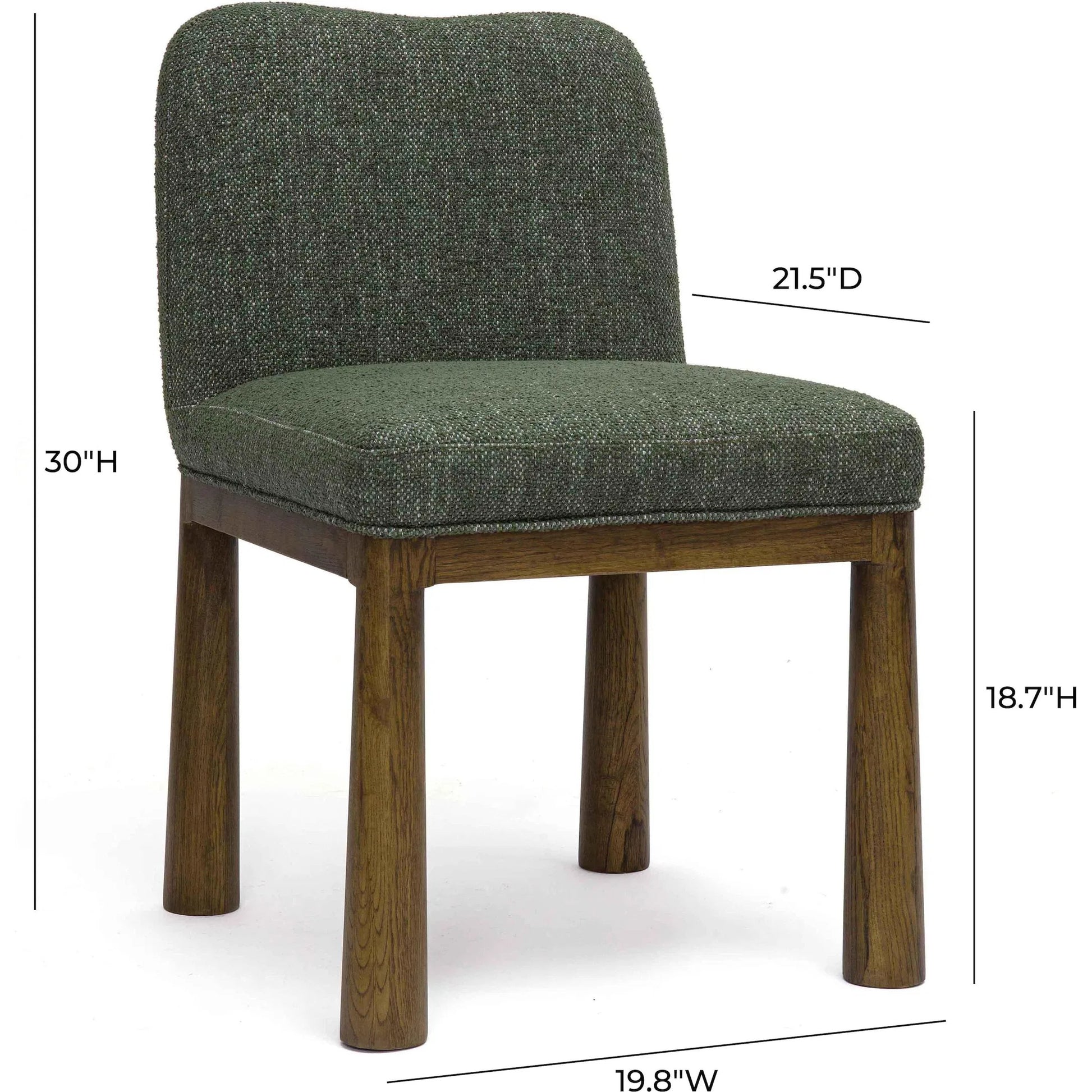 Tiara Performance Basketweave Fabric Dining Chair by TOV Furniture. Made from fabric, plywood, wood in a traditional style.