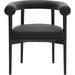 Spara Vegan Leather Dining Chair by TOV Furniture. Made from vegan leather, wood in a modern style.