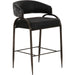 Tatum Vegan Leather 2-Tone Counter Stool by TOV Furniture. Made from fabric, foam, plywood, polyester, stainless steel in a unique style.