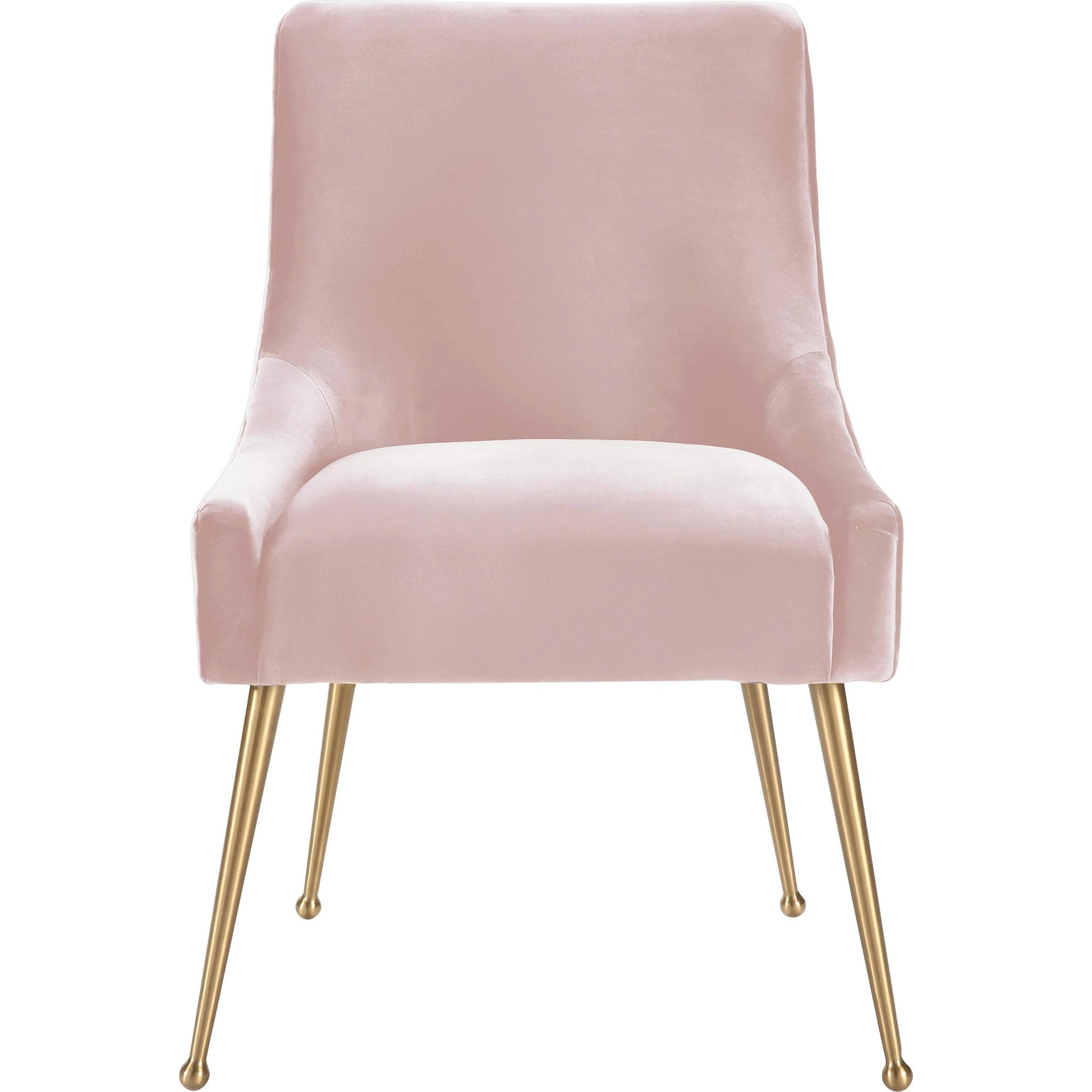 Beatrix Side Chair by TOV Furniture. Made from velvet in a modern style.