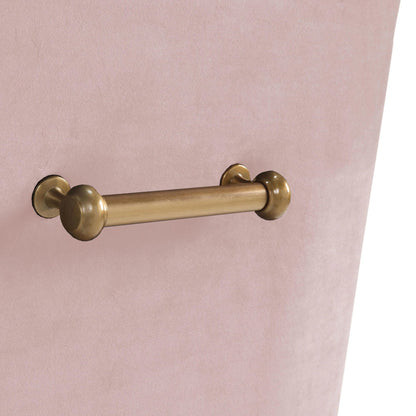 Beatrix Side Chair by TOV Furniture. Made from velvet in a modern style.