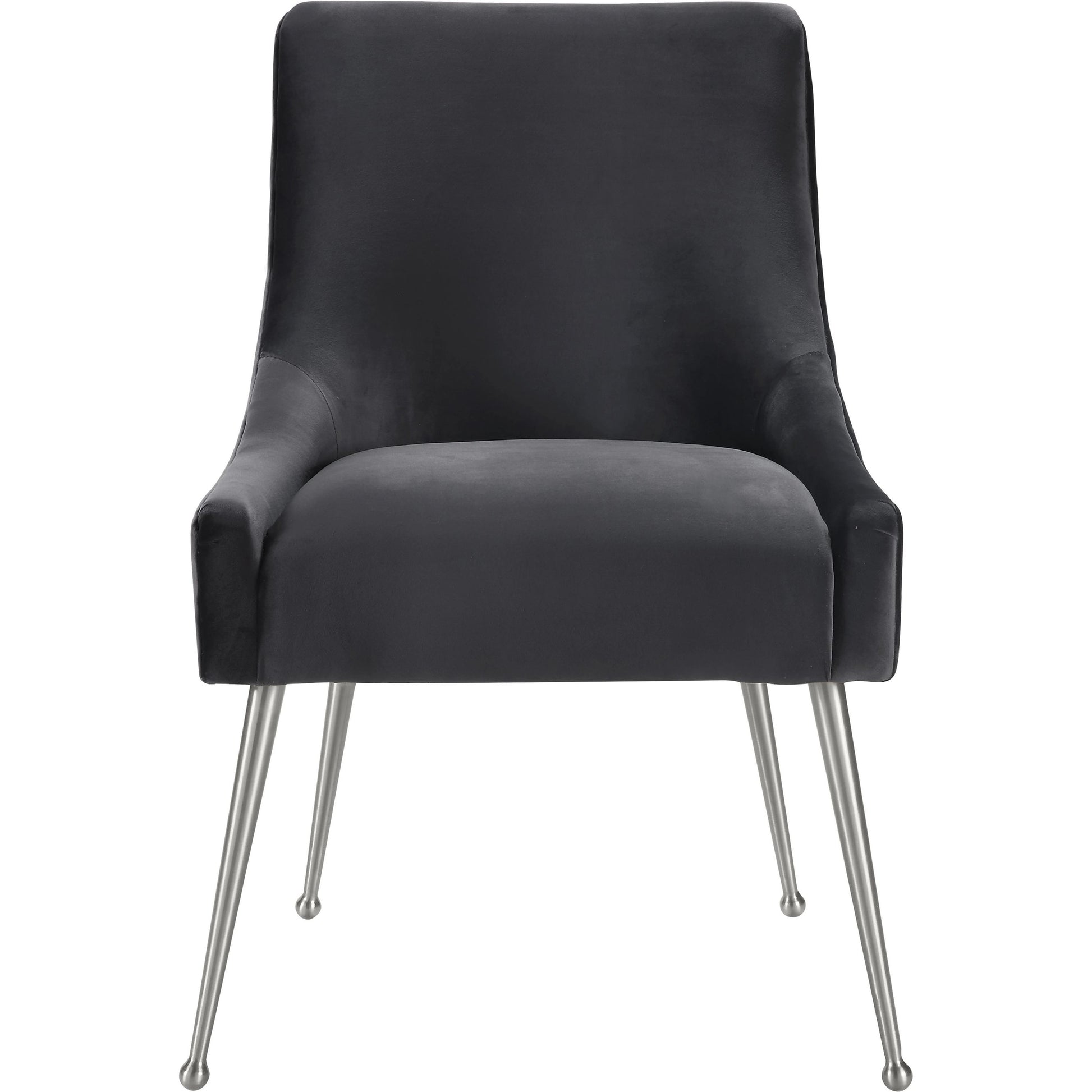Beatrix Side Chair by TOV Furniture. Made from velvet in a modern style.