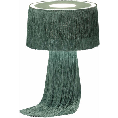 Atolla Tassel Table Lamp by TOV Furniture. Made from cotton in a eclectic & global style.