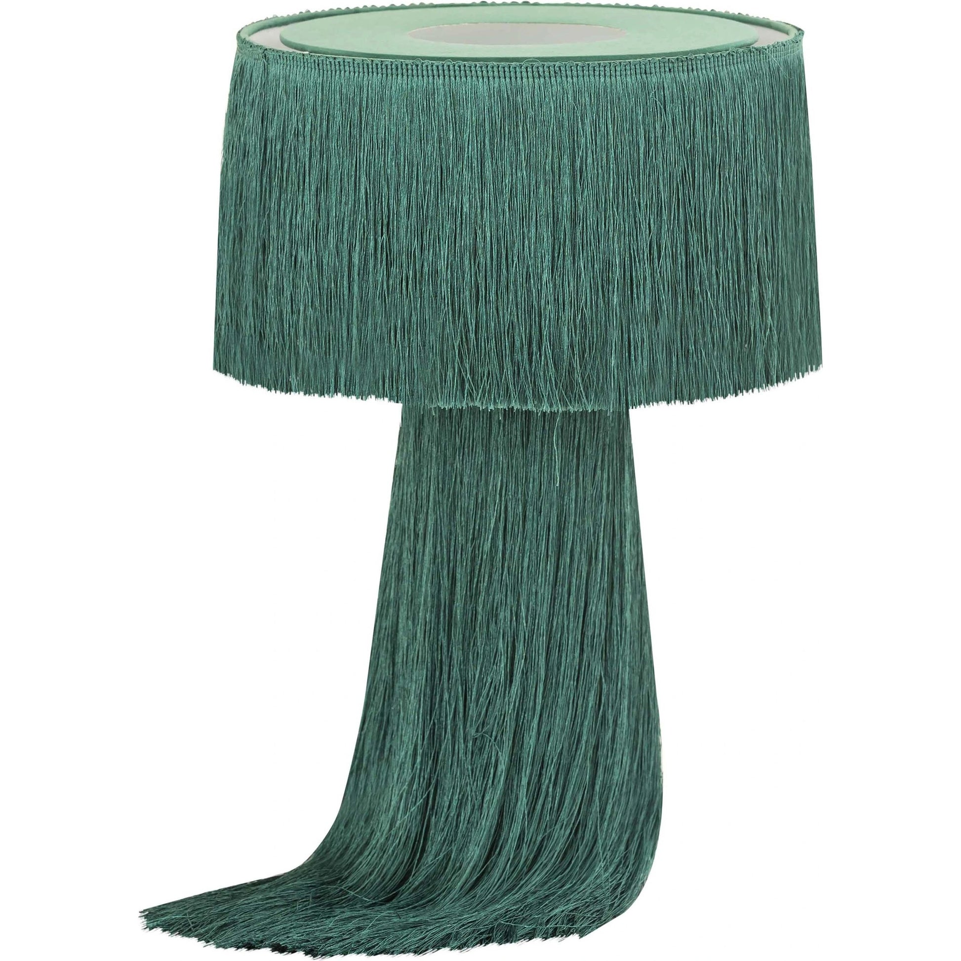 Atolla Tassel Table Lamp by TOV Furniture. Made from cotton in a eclectic & global style.