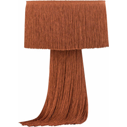 Atolla Tassel Table Lamp by TOV Furniture. Made from cotton in a eclectic & global style.