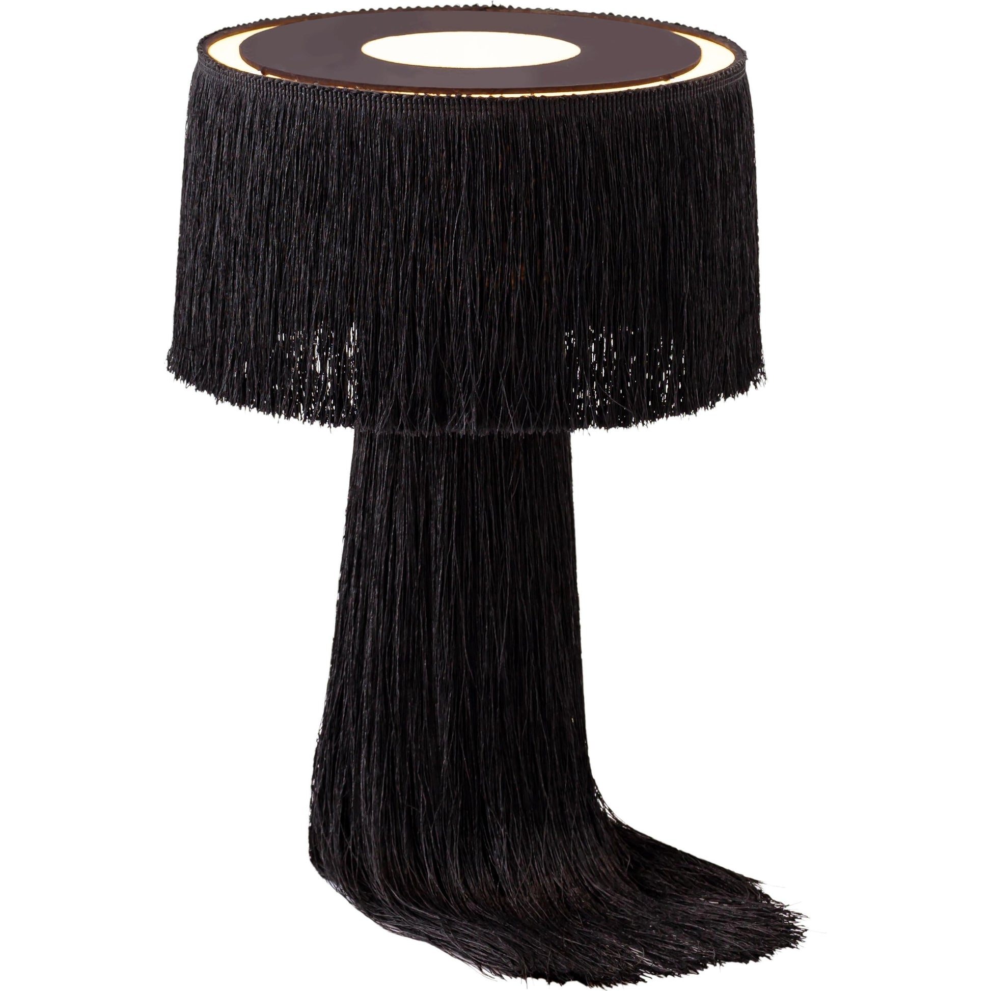 Atolla Tassel Table Lamp by TOV Furniture. Made from cotton in a eclectic & global style.