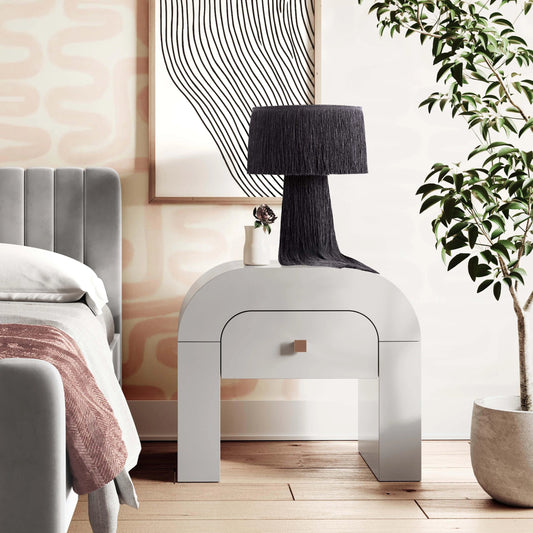 Atolla Tassel Table Lamp by TOV Furniture. Made from cotton in a eclectic & global style.