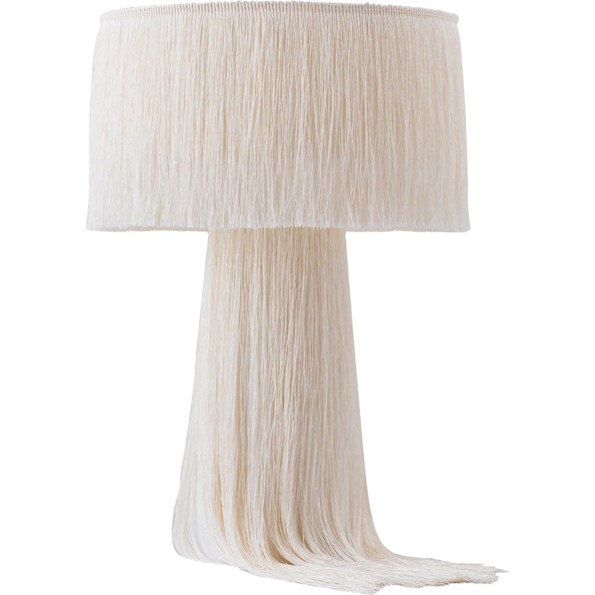 Atolla Tassel Table Lamp by TOV Furniture. Made from cotton in a eclectic & global style.
