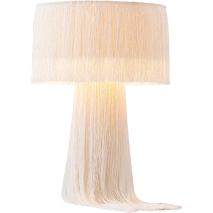 Atolla Tassel Table Lamp by TOV Furniture. Made from cotton in a eclectic & global style.