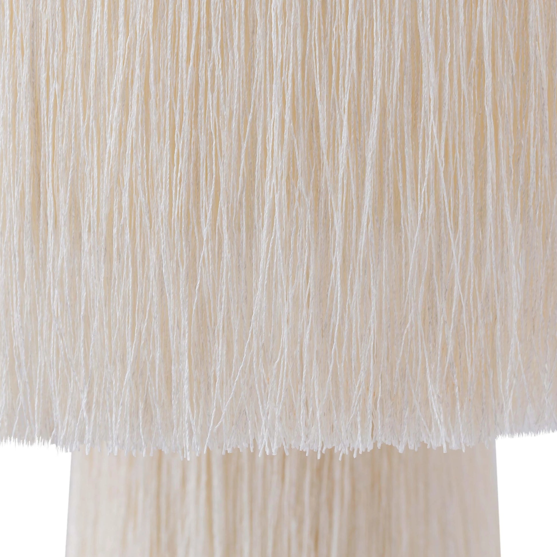 Atolla Tassel Table Lamp by TOV Furniture. Made from cotton in a eclectic & global style.