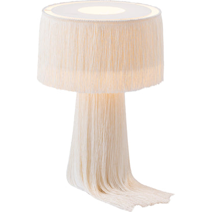 Atolla Tassel Table Lamp by TOV Furniture. Made from cotton in a eclectic & global style.