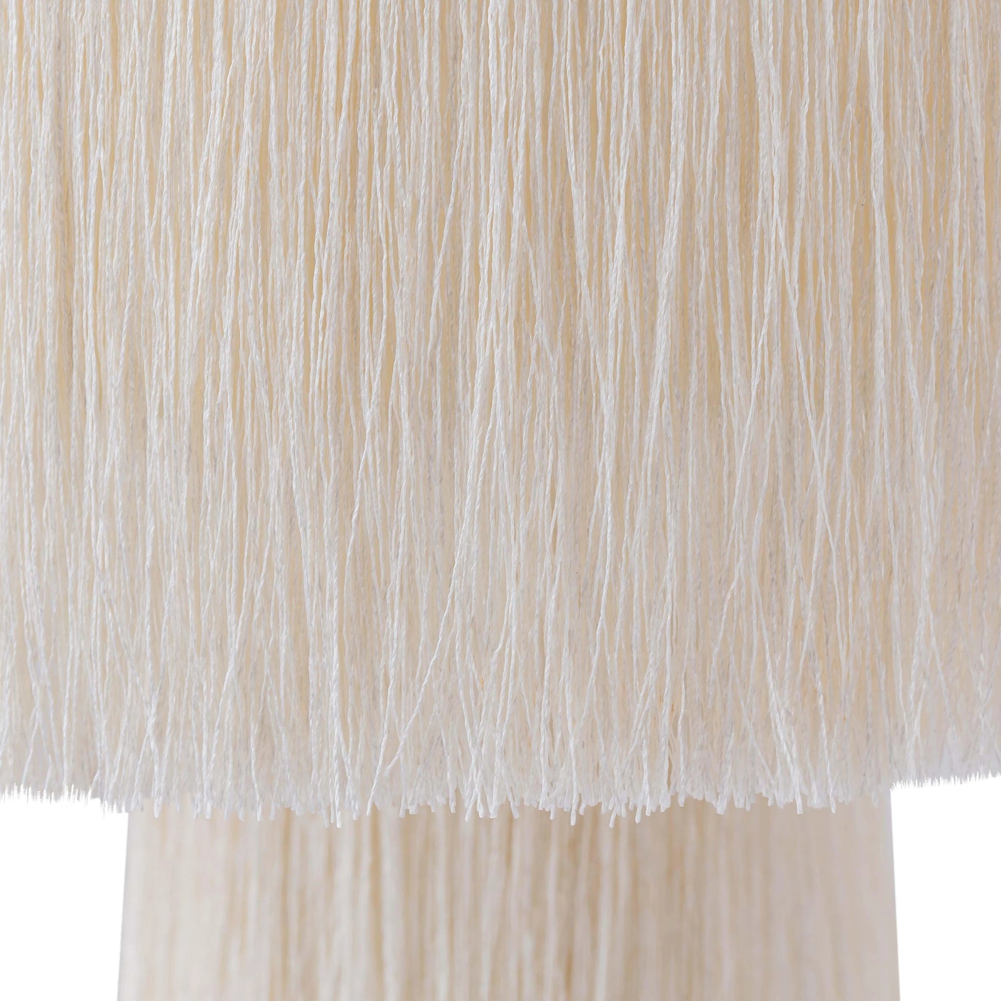 Atolla Tassel Table Lamp by TOV Furniture. Made from cotton in a eclectic & global style.