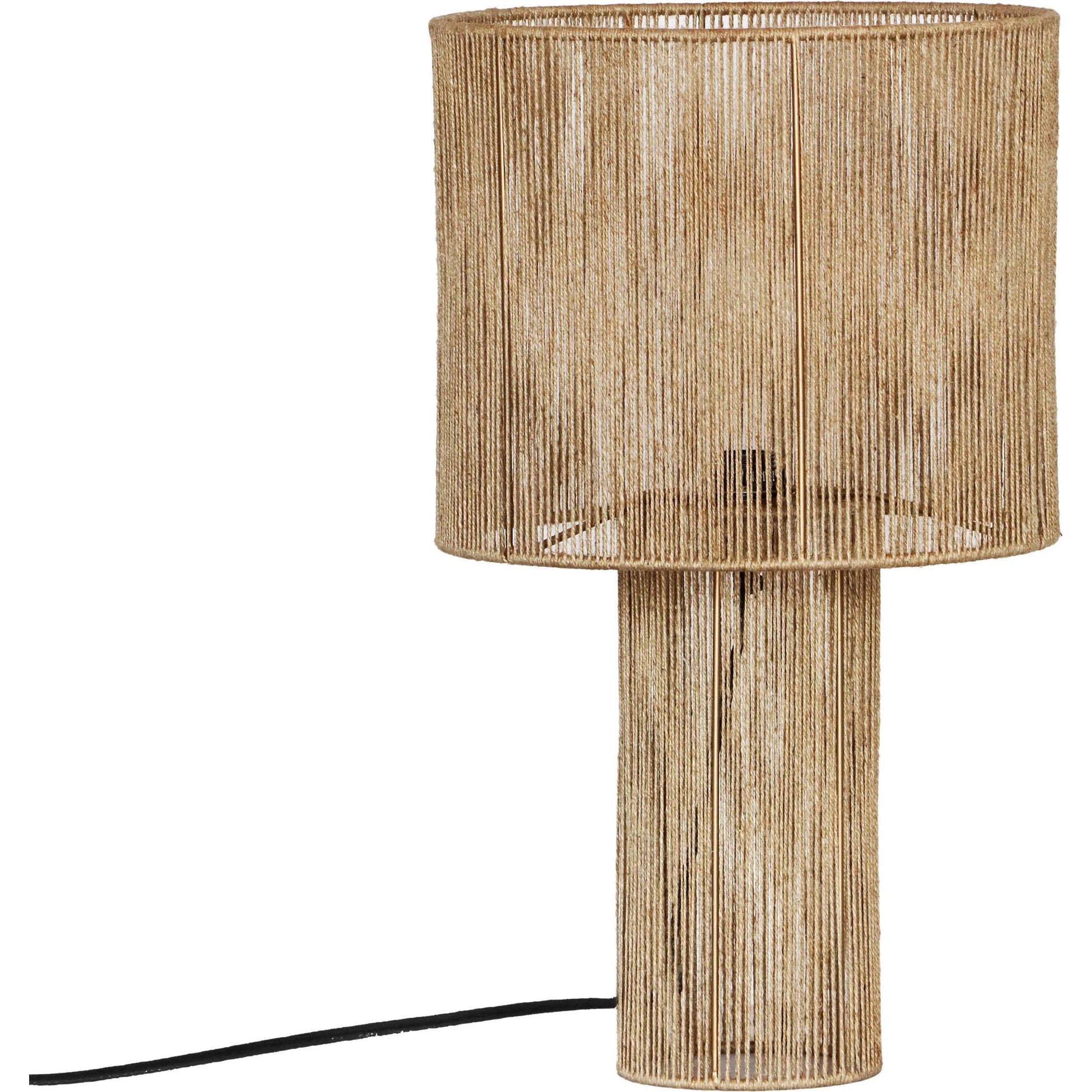 Hope Table Lamp by TOV Furniture in natural. Made from iron, jute in a cottage & farmhouse style.