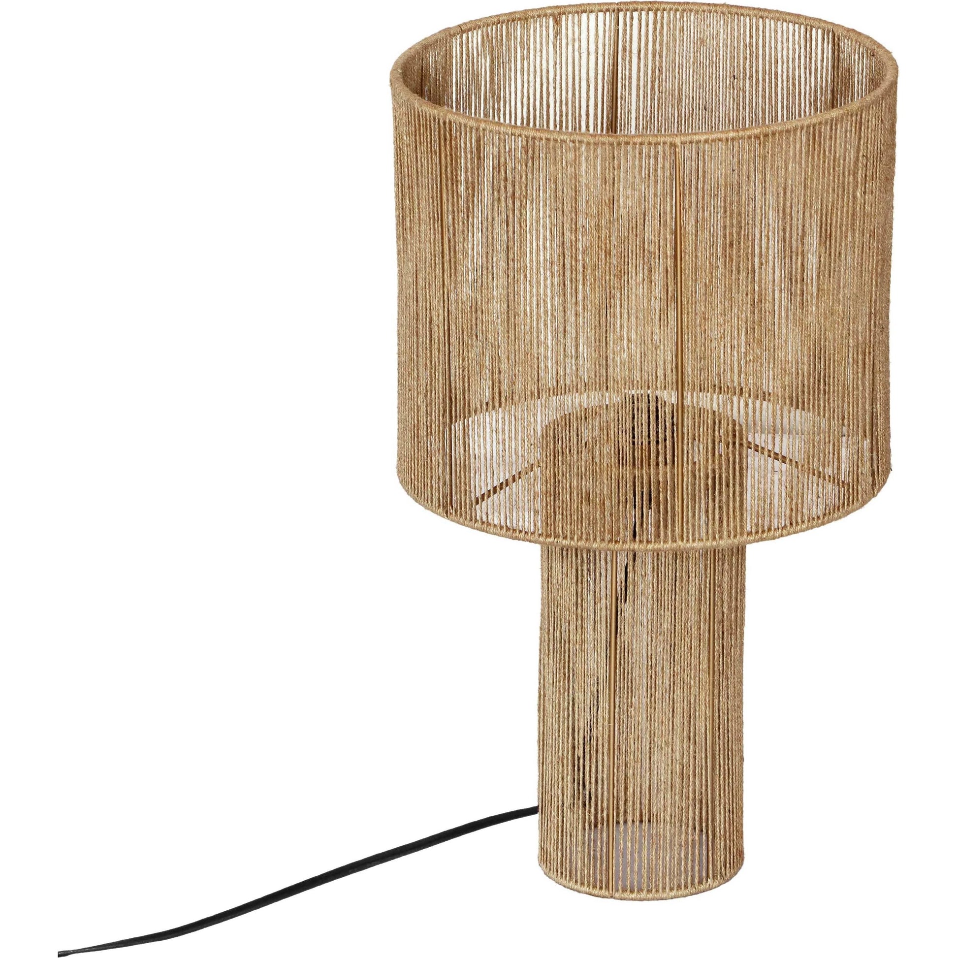 Hope Table Lamp by TOV Furniture in natural. Made from iron, jute in a cottage & farmhouse style.