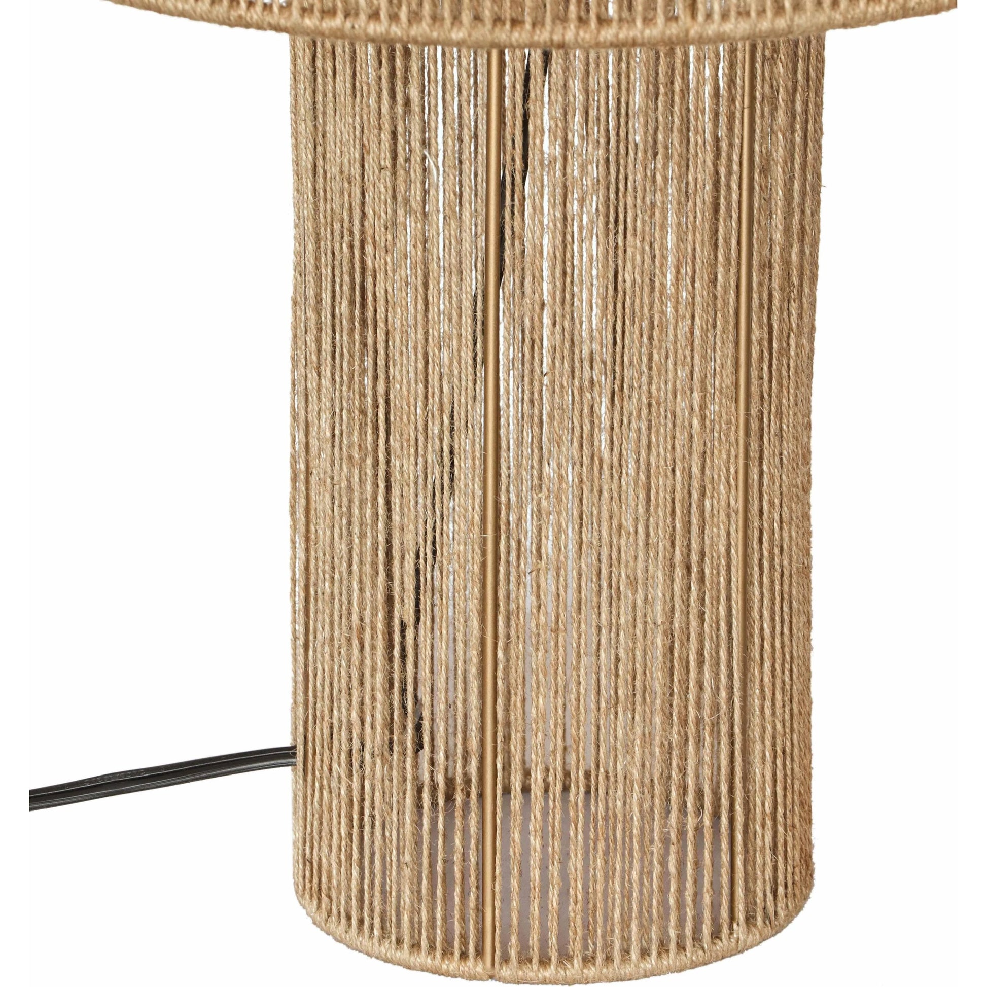 Hope Table Lamp by TOV Furniture in natural. Made from iron, jute in a cottage & farmhouse style.