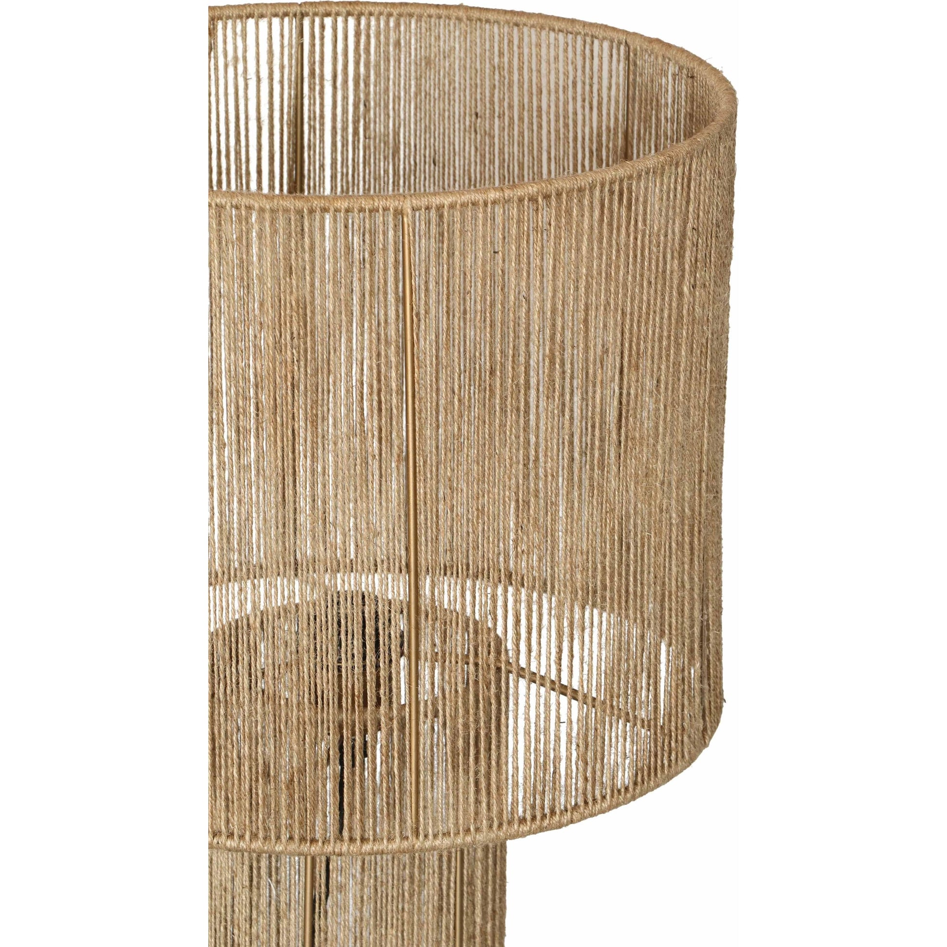 Hope Table Lamp by TOV Furniture in natural. Made from iron, jute in a cottage & farmhouse style.