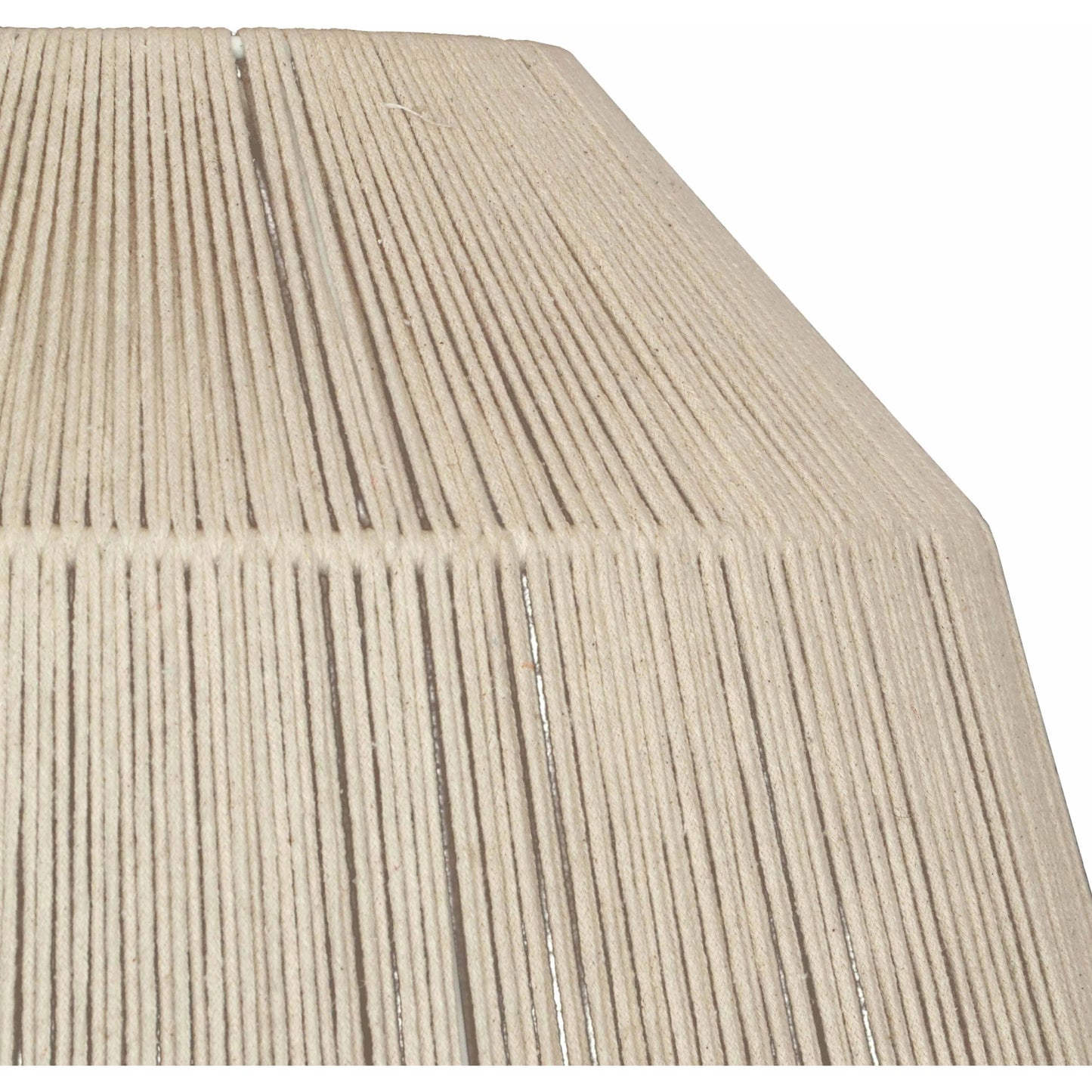 006 SI-2107412 | Closeup | June Floor Lamp by TOV Furniture in gold, white. Made from cotton, iron in a cottage & farmhouse style.