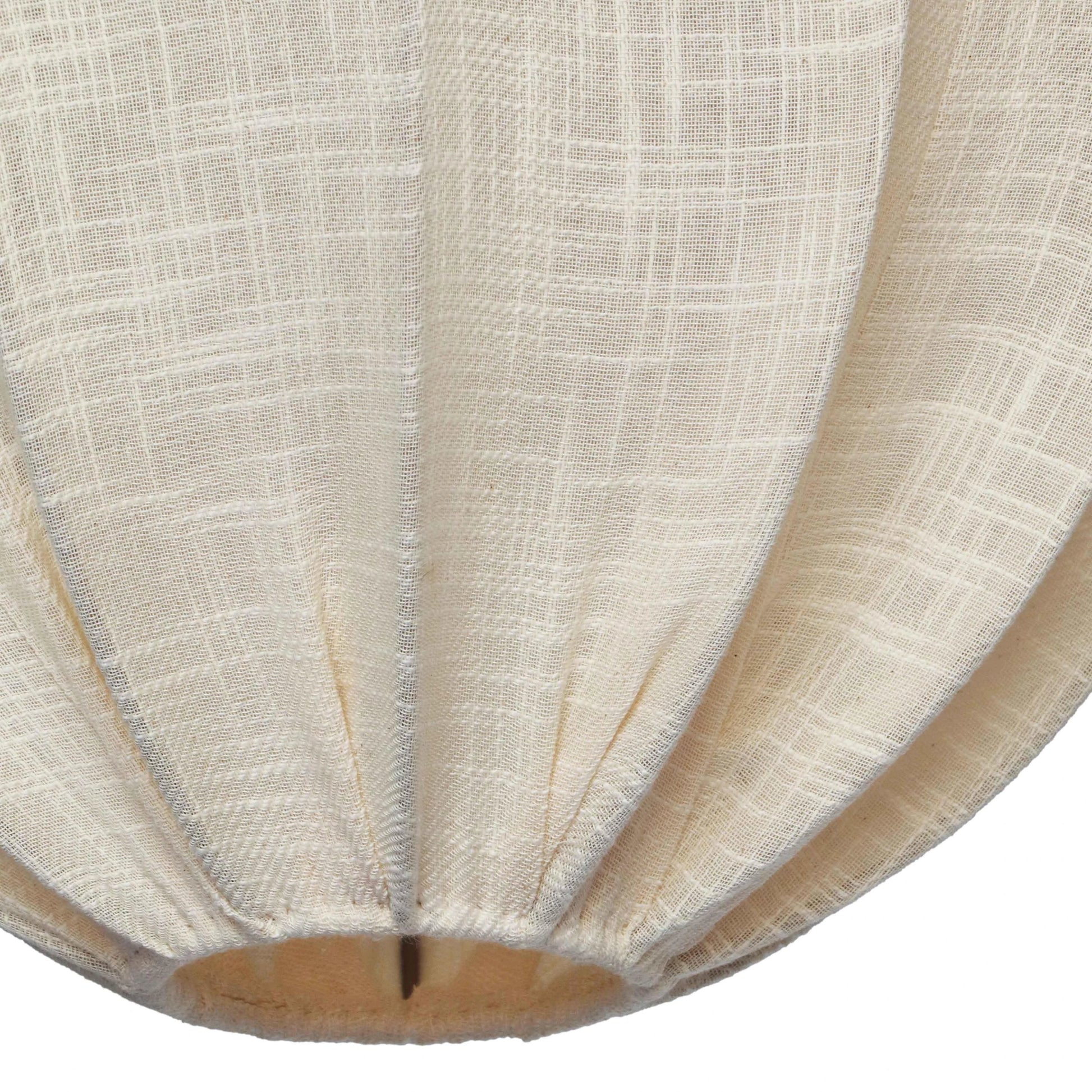 Elliana Pendant Lamp by TOV Furniture in natural. Made from cotton, iron in a modern style.