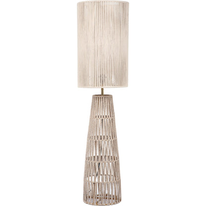 Beam Jute Floor Lamp by TOV Furniture in natural. Made from cotton, iron, jute in a cottage & farmhouse style.