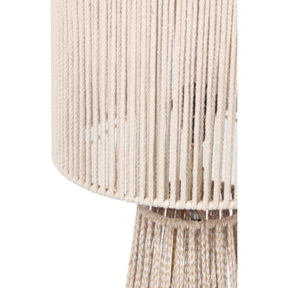 Beam Jute Floor Lamp by TOV Furniture in natural. Made from cotton, iron, jute in a cottage & farmhouse style.