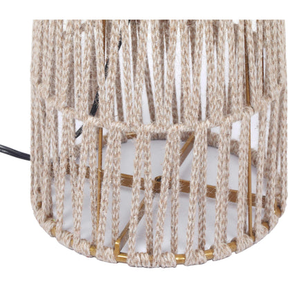 Beam Jute Floor Lamp by TOV Furniture in natural. Made from cotton, iron, jute in a cottage & farmhouse style.