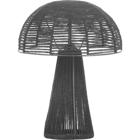 Oddy Jute Table Lamp by TOV Furniture. Made from iron, jute in a cottage & farmhouse style.