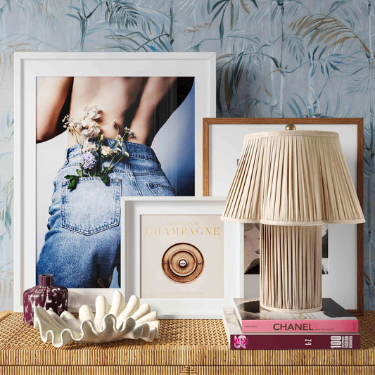 Corrine Table Lamp by TOV Furniture. Made from unique in a unique style.