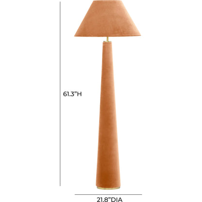 Graham Velvet Floor Lamp by TOV Furniture. Made from unique in a eclectic & global style.
