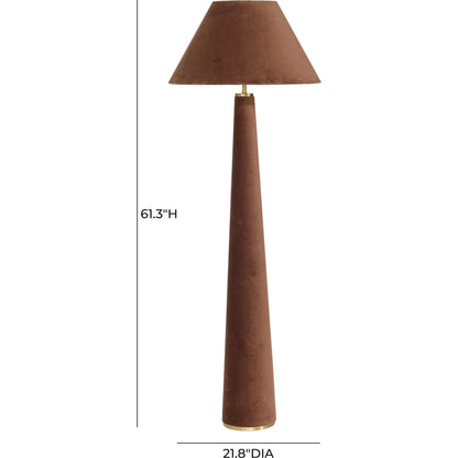 Graham Velvet Floor Lamp by TOV Furniture. Made from unique in a eclectic & global style.