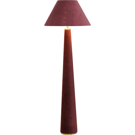 Graham Velvet Floor Lamp by TOV Furniture. Made from hips, iron, velvet in a unique style.