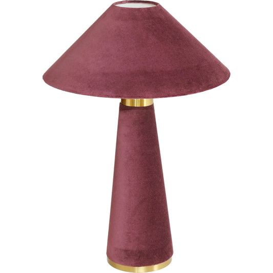 Graham Velvet Table Lamp by TOV Furniture. Made from hips, iron, velvet in a unique style.