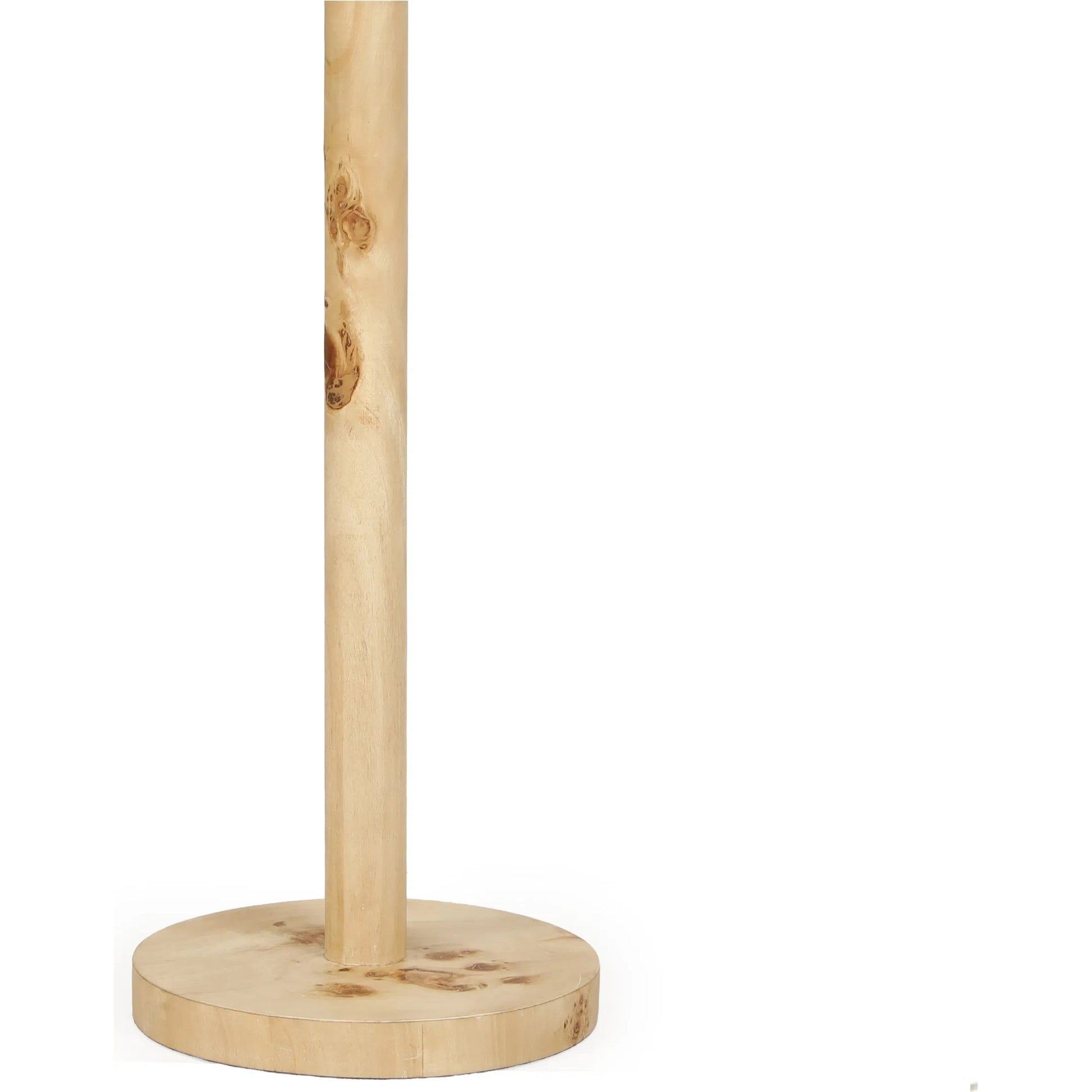 Lamia Burl Designer Table Lamp by TOV Furniture in natural. Made from fabric, metal, raffia, veneer in a unique style.