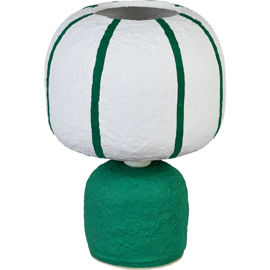 Margate Table Lamp by TOV Furniture. Made from cotton mache, steel in a unique style.