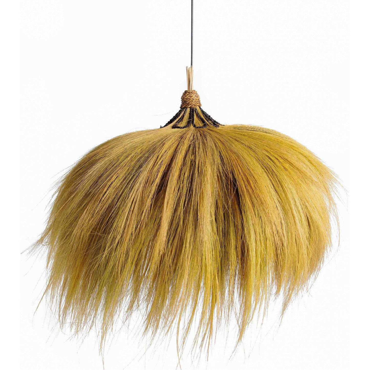 001 SI-1787256 | Primary Silo | Serengeti Outdoor Pendant Lamp by TOV Furniture in natural. Made from rayung grass in a eclectic & global style.