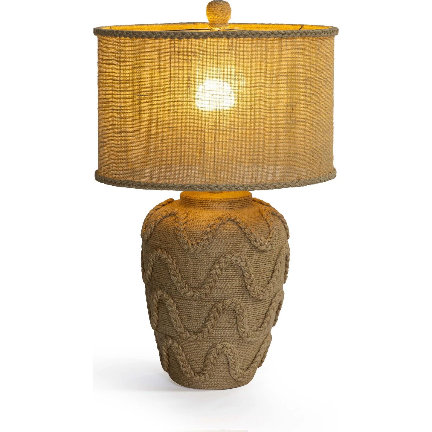 003 SI-2532626 | Additional Silo | Baha Table Lamp by TOV Furniture in natural. Made from bamboo, burlap, jute, metal in a unique style.