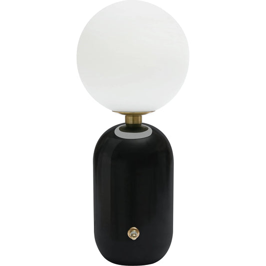 Liza Table Lamp by TOV Furniture. Made from glass, iron in a unique style.