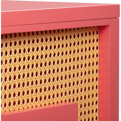 Suzie Executive Desk by TOV Furniture. Made from mdf, rattan in a modern style.