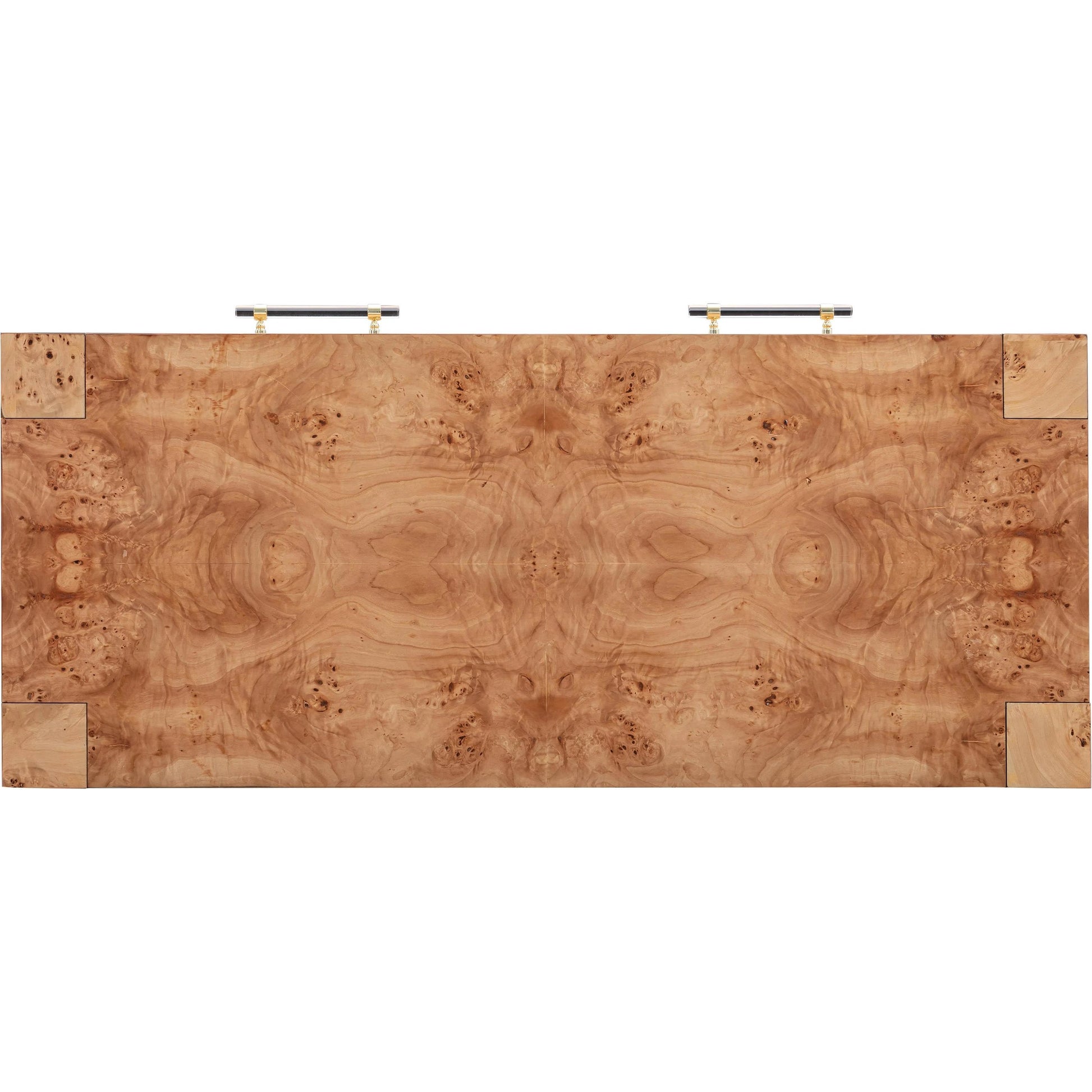 Brandyss Burl Work Desk by TOV Furniture. Made from acacia, mdf, plywood, veneer in a modern style.