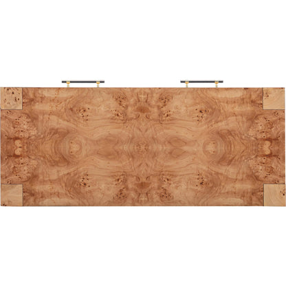 Brandyss Burl Work Desk by TOV Furniture. Made from acacia, mdf, plywood, veneer in a modern style.